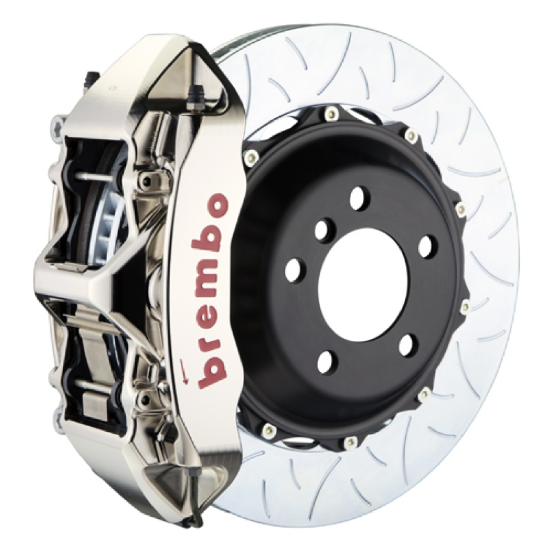 Picture of Brembo 03-10 Viper SRT-10 Front GTR BBK 6 Piston Billet 380x34 2pc Rotor Slotted Type3- Nickel