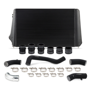 Picture of Mishimoto 17-19 GM L5P Duramax Intercooler Kit - Black w- WBK Pipes