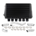 Picture of Mishimoto 17-19 GM L5P Duramax Intercooler Kit - Black w- Polished Pipes