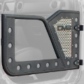 Picture of DV8 Offroad Jeep 18+ Wrangler JL - 20+ Gladiator JT Front Rock Doors w- Perforated Aluminum Mesh