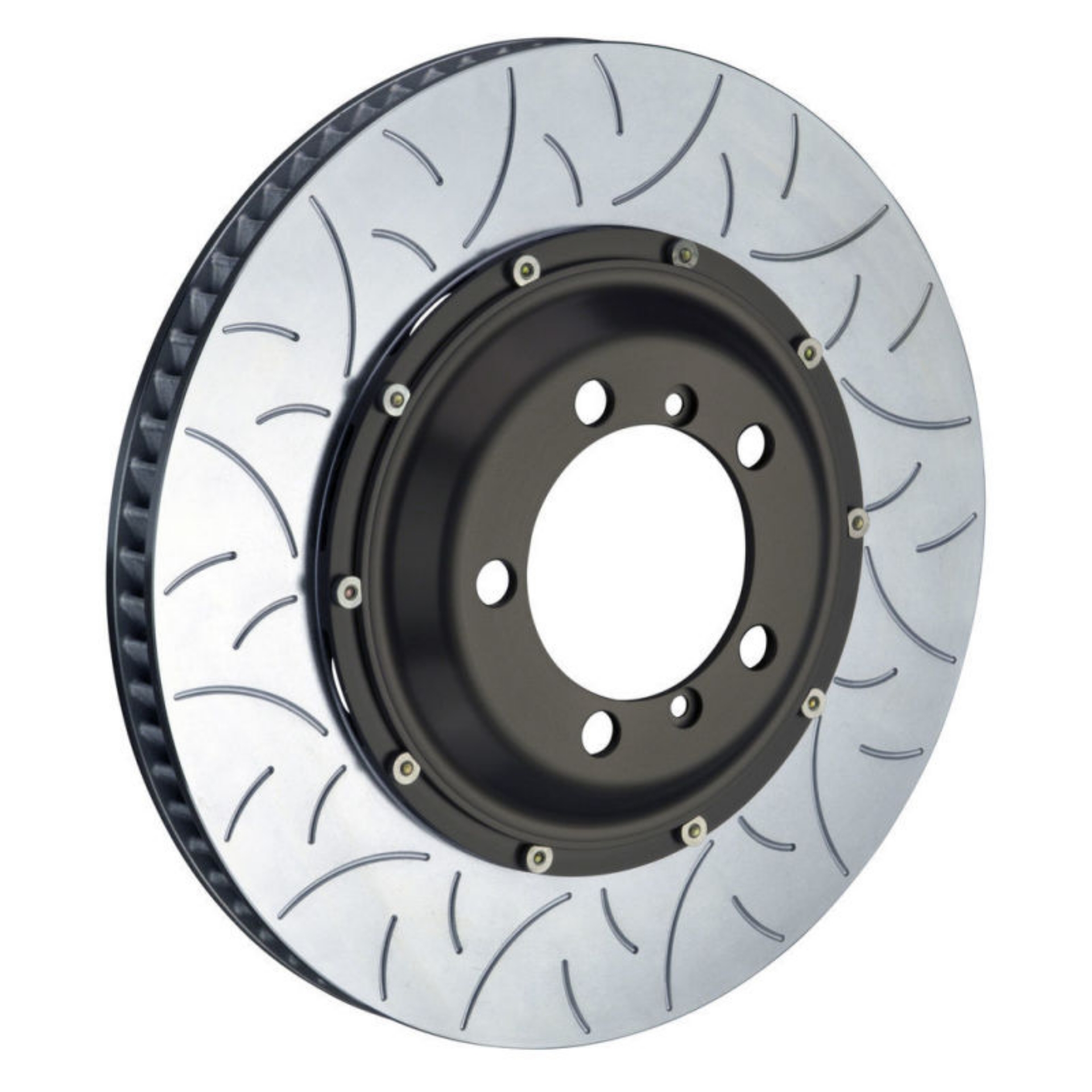 Picture of Brembo 08-16 R8 4-2-5-2 Excl CC Brake Fr 2-Piece Discs 380x34 2pc Rotor Slotted Type3