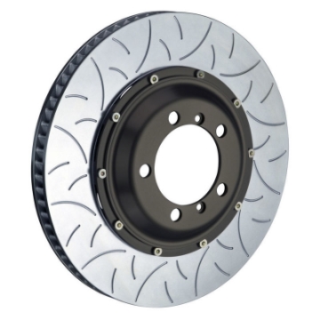 Picture of Brembo 10-11 997-2 GT3-GT3RS PCCB Equipped Front 2-Piece Discs 380x34 2pc Rotor Slotted Type3