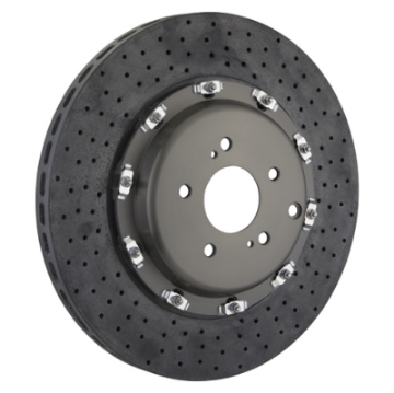 Picture of Brembo 09-11 GTR Front 2-Piece CCM-R Discs 380x34 CCM-R Drilled