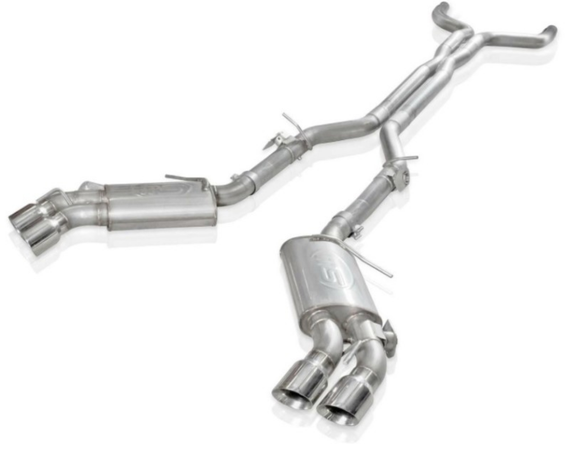 Picture of Stainless Works 2016-21 Camaro SS Redline Catback Exhaust w- AFM Delete Plate