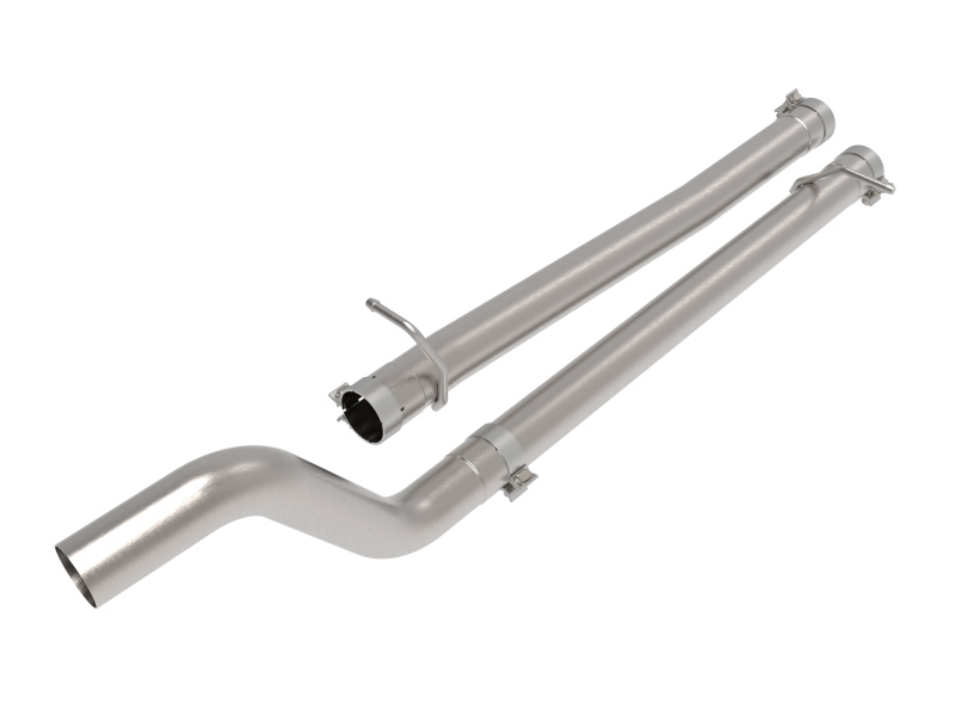 Picture of aFe Vulcan Series 3in 304 Stainless Steel Muffler Delete Pipe 2021 Ram 1500 TRX V8-6-2L sc