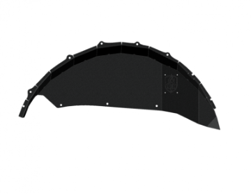 Picture of Road Armor 18-20 Jeep Wrangler JL Stealth Rear Fender Liner Body Armor - Black Steel