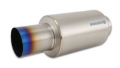 Picture of Vibrant Titanium Muffler w-Straight Cut Burnt Tip 4in Inlet - 4in Outlet