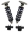 Picture of Ridetech 07-18 Silverado 1500 4WD Front HQ Coil-Overs for Stock Arms
