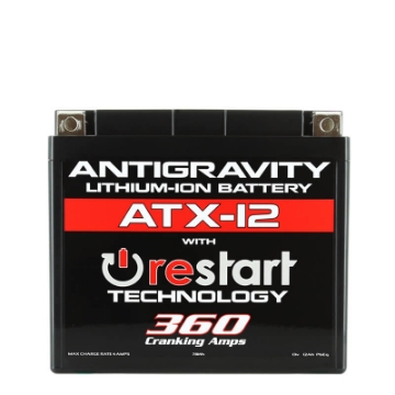 Picture of Antigravity YTX12 Lithium Battery w-Re-Start