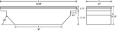 Picture of Tradesman Aluminum Single Lid Cross Bed Truck Tool Box 63in- - Brite