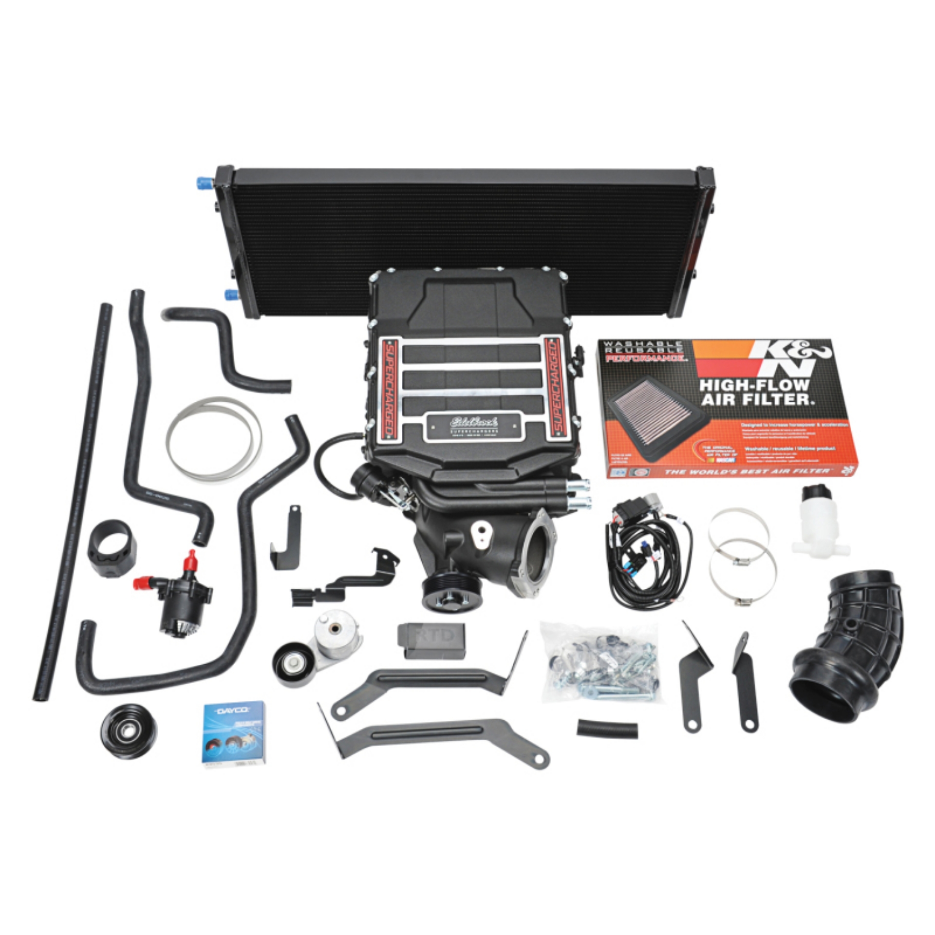 Picture of Edelbrock Supercharger - 2019-2021 GM Truck-SUV R2650 DP3C 6-2 With Tuner