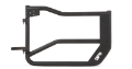Picture of Body Armor 4x4 07-18 Jeep Wrangler JK Tube Doors Front Pair