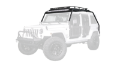 Picture of Body Armor 4x4 07-18 Jeep Wrangler JK Windshield Light Bar