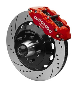 Picture of Wilwood Narrow Superlight 6R Front Truck Kit 14-00in Red 88-98 GMC Truck C1500-C2500