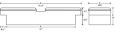 Picture of Tradesman Aluminum Gull Wing Cross Bed Truck Tool Box 70in- - Brite