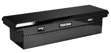 Picture of Tradesman Aluminum Single Lid Cross Bed Low-Profile Truck Tool Box 60in- - Black