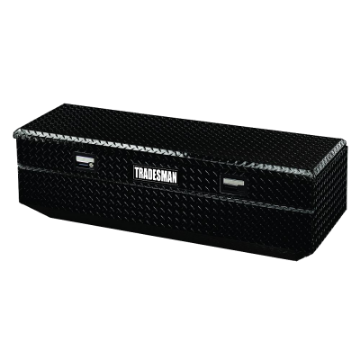 Picture of Tradesman Aluminum Flush Mount Truck Tool Box Full-Wide 36in- - Black