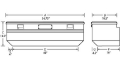 Picture of Tradesman Aluminum Flush Mount Truck Tool Box 56in- - Brite