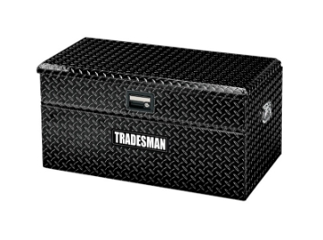 Picture of Tradesman Aluminum Flush Mount Truck Tool Box Full-Wide 56in- - Black
