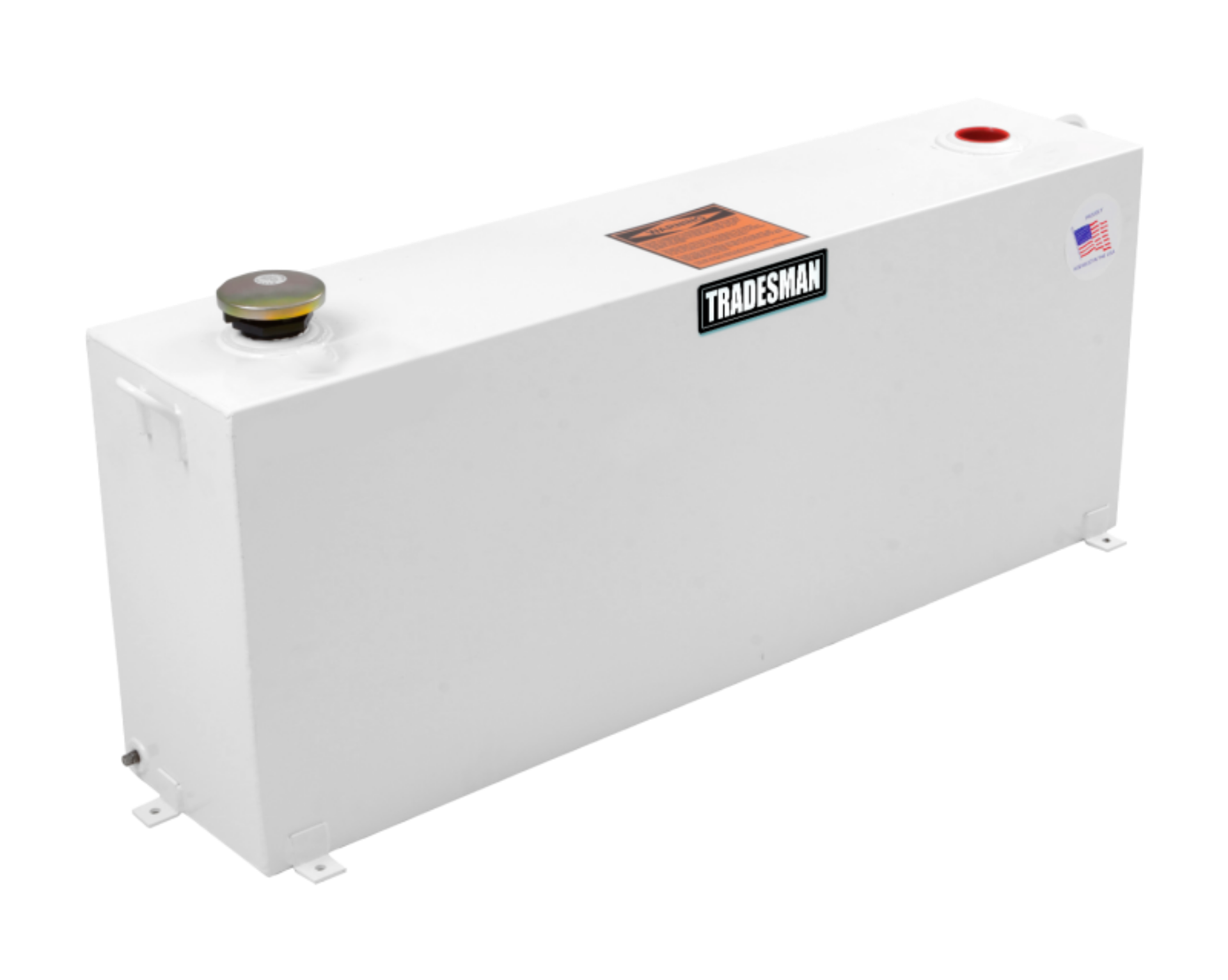 Picture of Tradesman Steel Rectangular Liquid Storage Tank Full Size - White