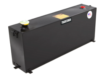 Picture of Tradesman Steel Rectangular Liquid Storage Tank Full Size - Black