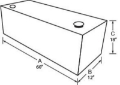 Picture of Tradesman Aluminum Vertical Liquid Storage Tank 50 Gallon Capacity - Brite