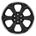 Picture of Ford Racing 15-23 F-150 22in Wheel Kit - Black w-Machined Face
