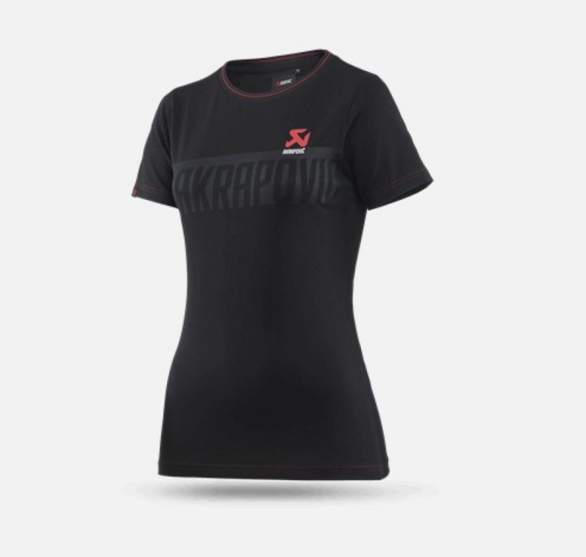 Picture of Akrapovic Womens Corpo T-Shirt Black - S