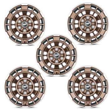 Picture of Ford Racing 21-23 Bronco 17x8-5 Wheel Kit - Sinister Bronze