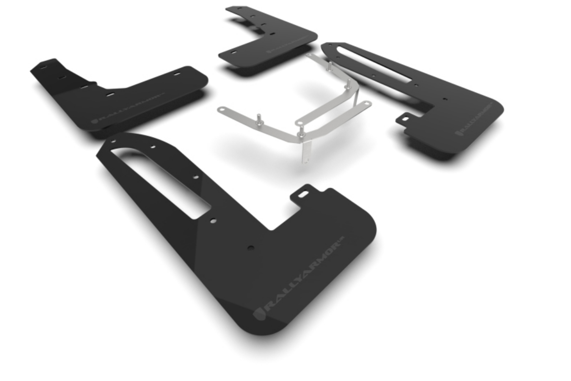 Picture of Rally Armor 23-25 Honda Civic Type R Black Mud Flap Grey Logo