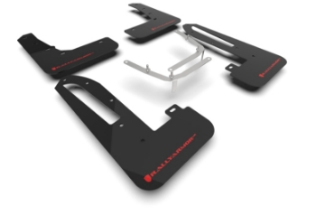 Picture of Rally Armor 23-25 Honda Civic Type R Black Mud Flap Red Logo
