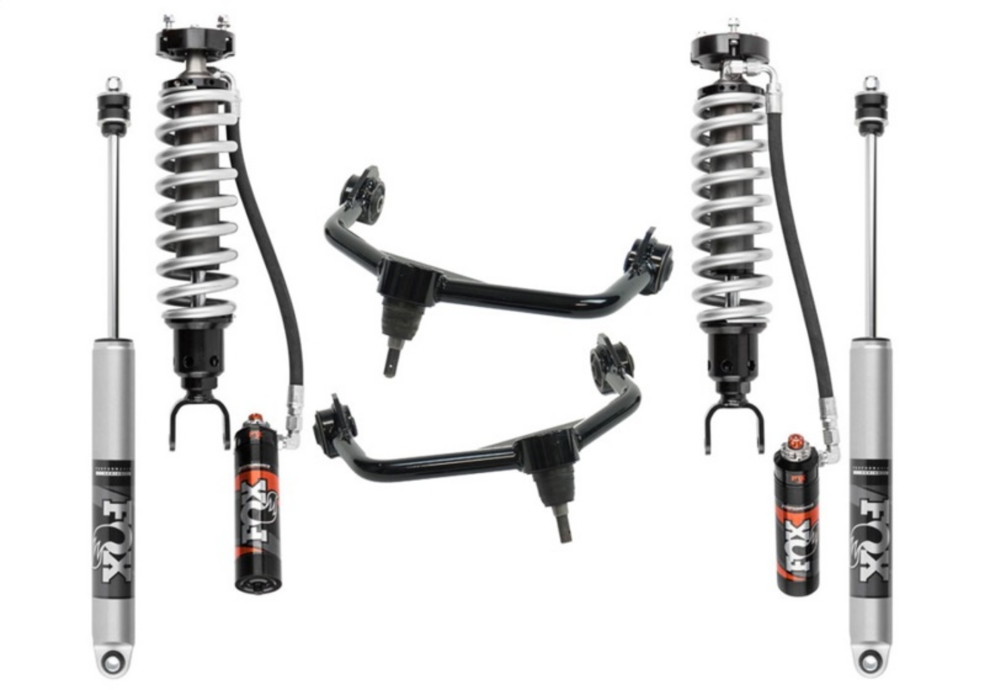 Picture of Superlift 19-23 Dodge Ram 1500 4WD Excl TRX 3in Lift Kit w- Fox Front Coilover & 2-0 Rear