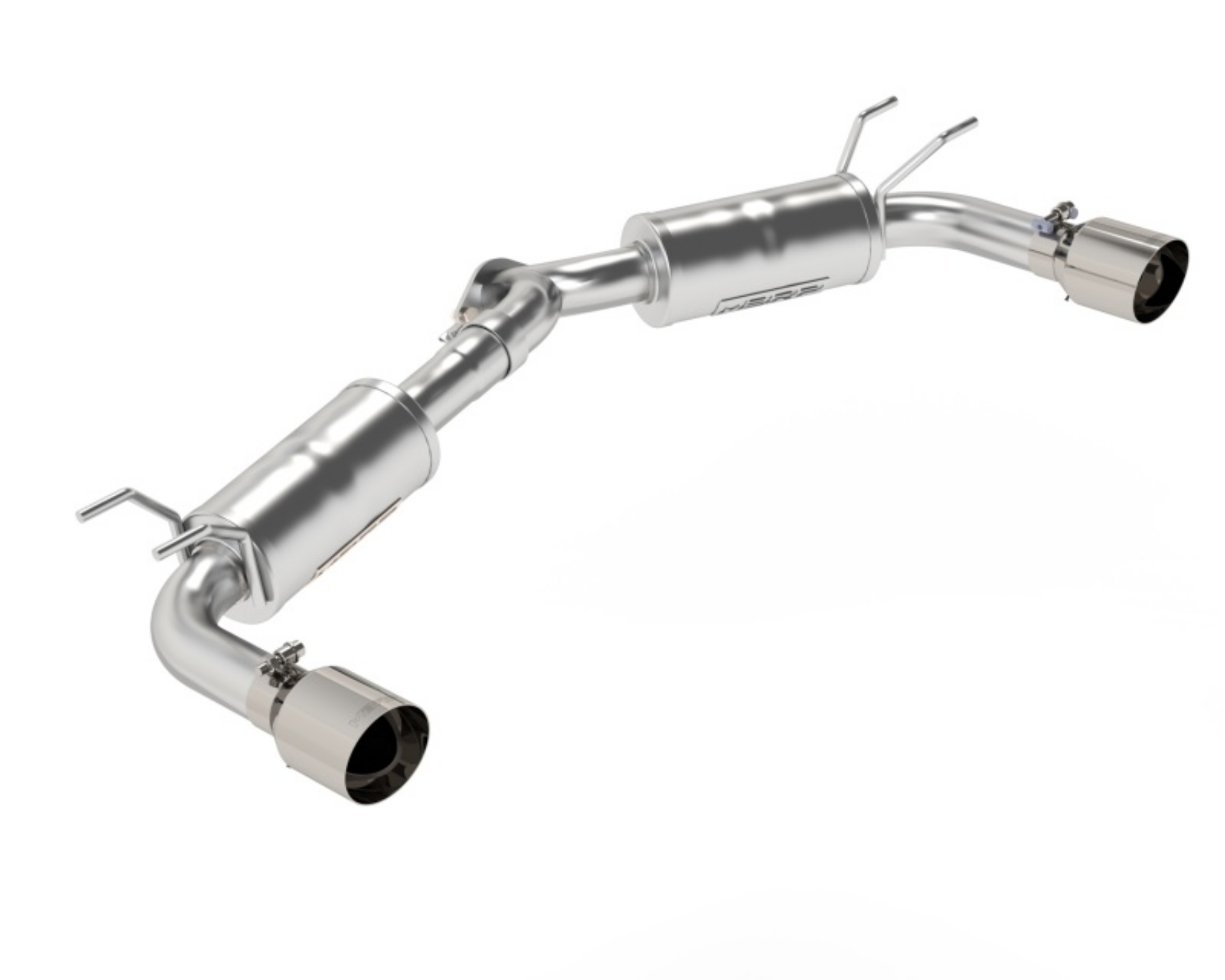 Picture of MBRP 19-23 Mazda 3 Hatchback T304SS 2-5in Axle-Back, Dual Rear Exit Street Profile