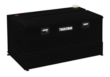 Picture of Tradesman Aluminum L-Shape Liquid Storage Tank Combo 48in- - 100 Gallon Capacity - Black