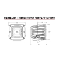 Picture of Rigid Industries Radiance+ Scene RGBW Surface Mount - Pair