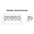 Picture of Rigid Industries Radiance+ 10in- RGBW Light Bar