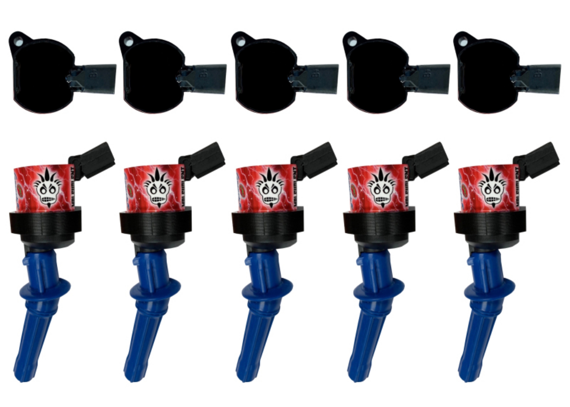 Picture of Granatelli 97-04 Ford 6-8L V10 2V Truck-SUV Malevolent Coil On Plug Wire Conn Kit w-Coil Packs