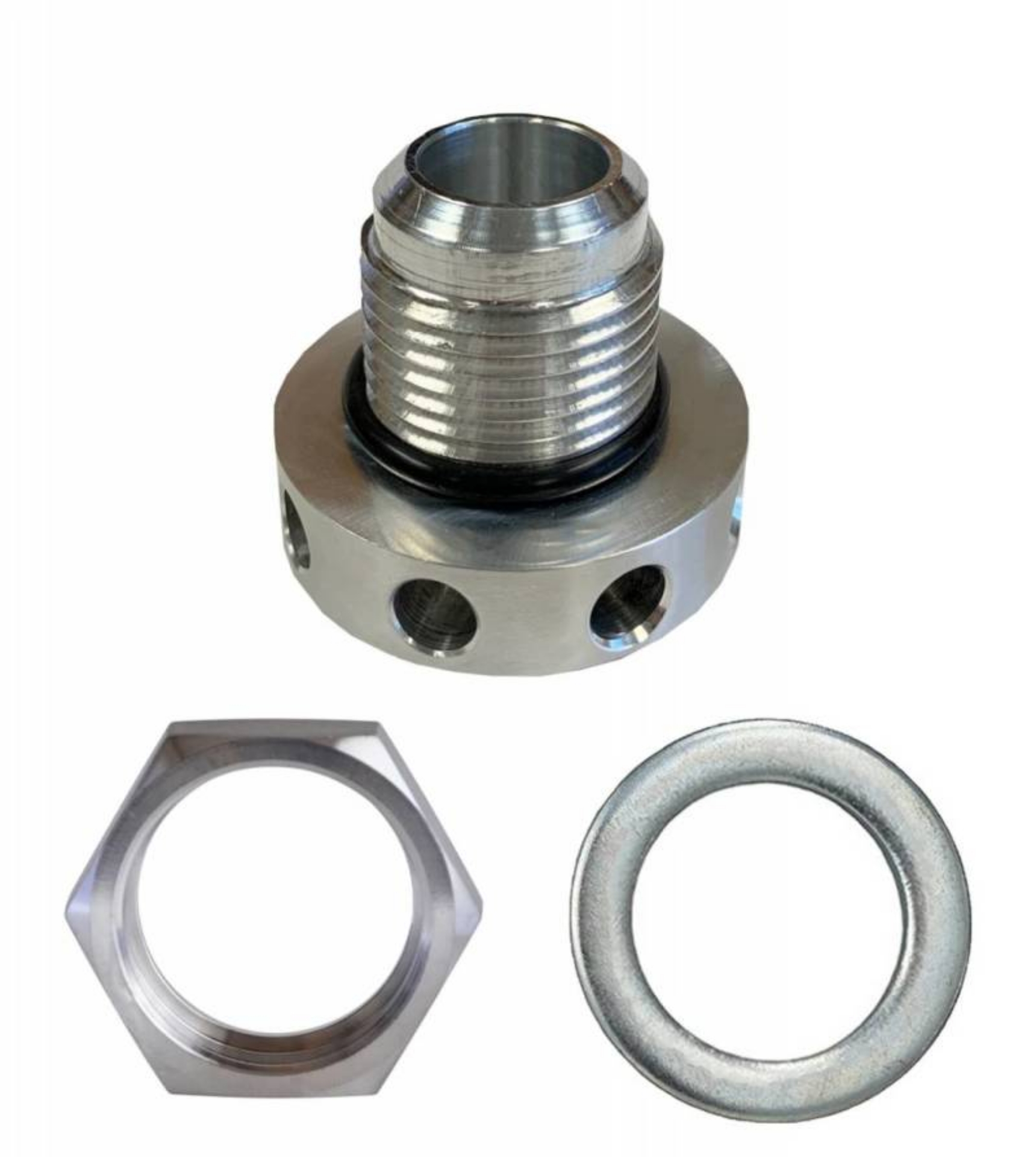 Picture of Granatelli -12AN Male Insert Billet Valve Cover Breather