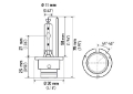 Picture of Hella Xenon D2S Bulb P32-2d 85V 35W 4300k
