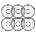 Picture of KC HiLiTES Cyclone V2 LED - Replacement Lens - Clear - 6-PK