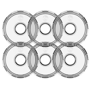 Picture of KC HiLiTES Cyclone V2 LED - Replacement Lens - Clear - 6-PK