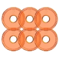 Picture of KC HiLiTES Cyclone V2 LED - Replacement Lens - Amber - 6-PK