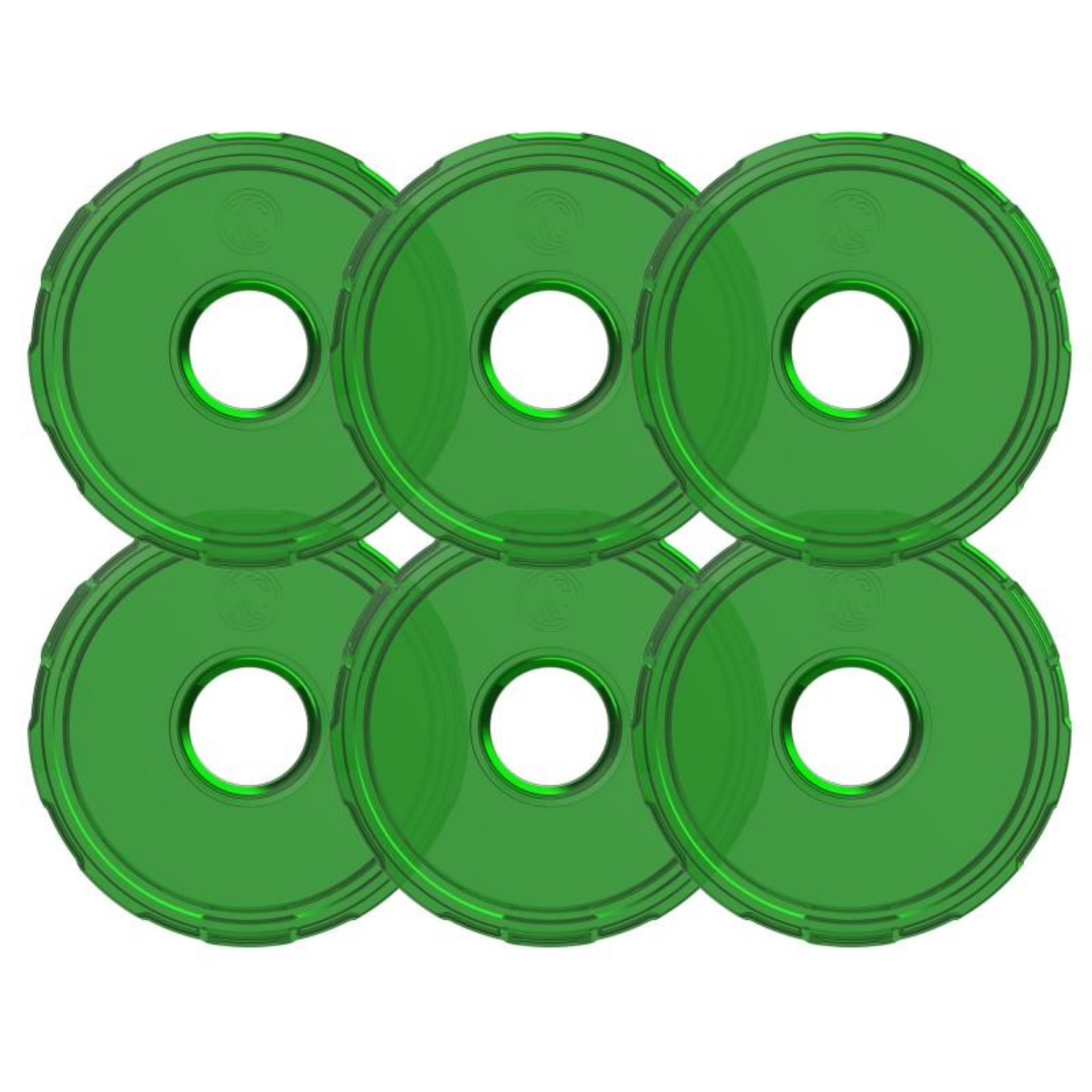 Picture of KC HiLiTES Cyclone V2 LED - Replacement Lens - Green - 6-PK