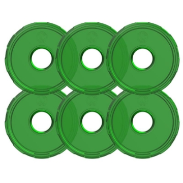 Picture of KC HiLiTES Cyclone V2 LED - Replacement Lens - Green - 6-PK