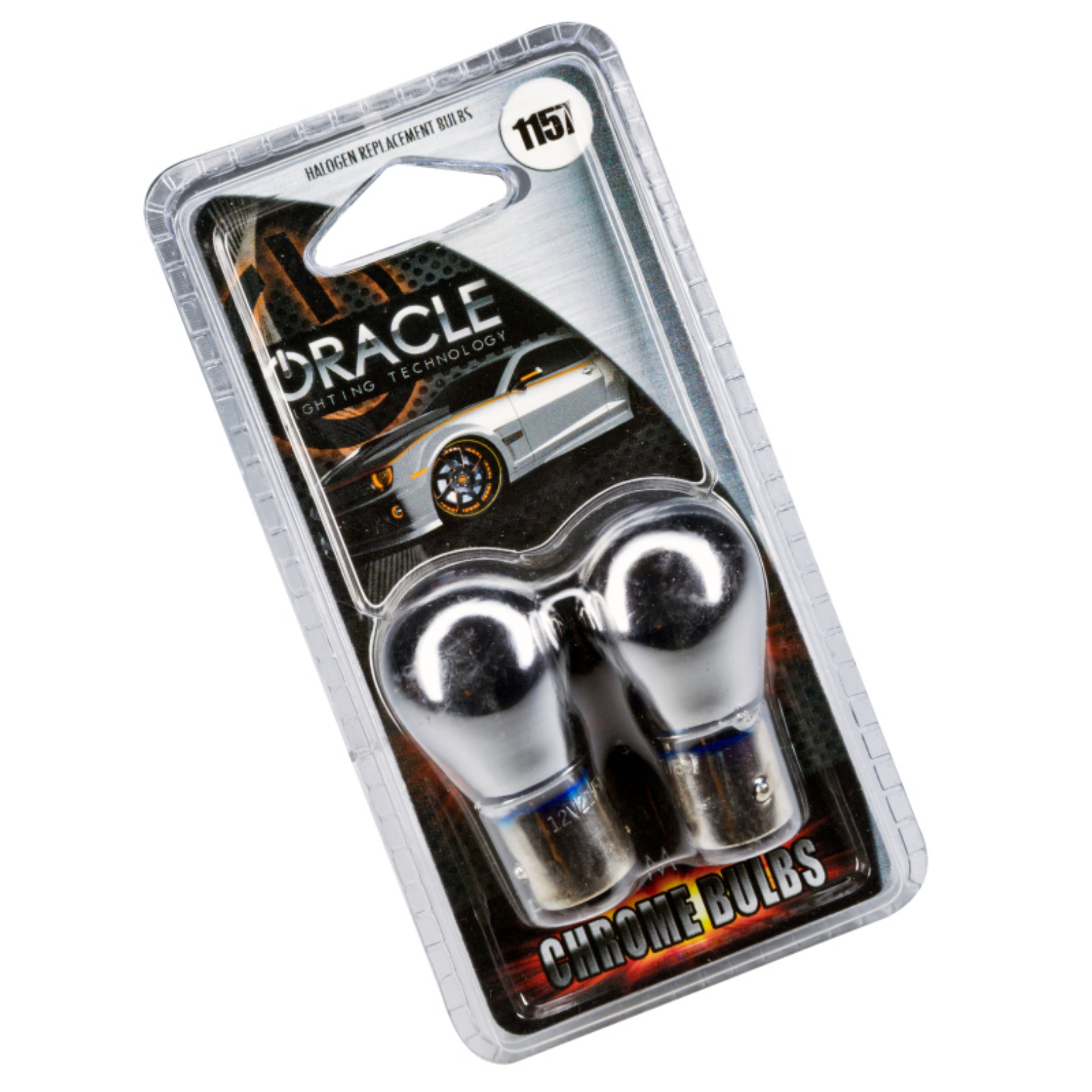 Picture of Oracle 1157 Chrome Bulbs Pair - Amber