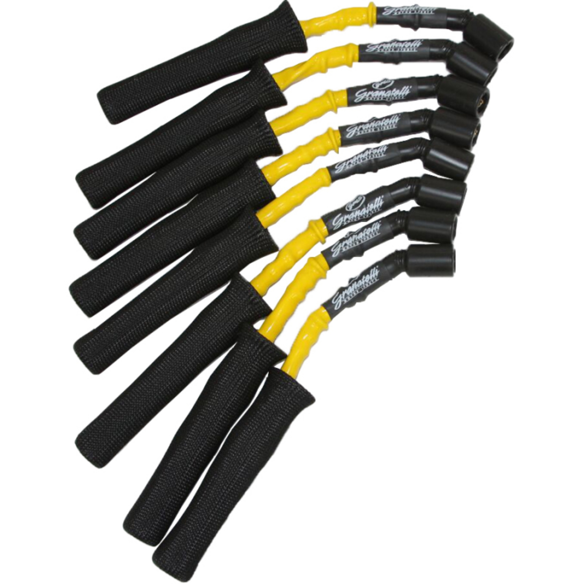 Picture of Granatelli 14-23 GM LT1 6-2L Hi-Perf Coil-Near-Plug Ignition Wire Conn Kit w-Ylw Jacket-Blk Sleeve