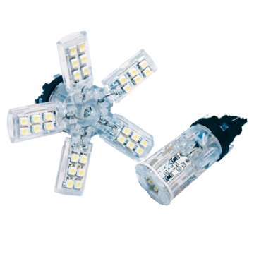 Picture of Oracle 7440 24 SMD 3 Chip Spider Bulb Single - Cool White