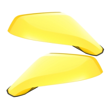 Picture of Oracle 10-15 Chevy Camaro Concept Side Mirrors - Ghosted - Lemon Peel Yellow G7D