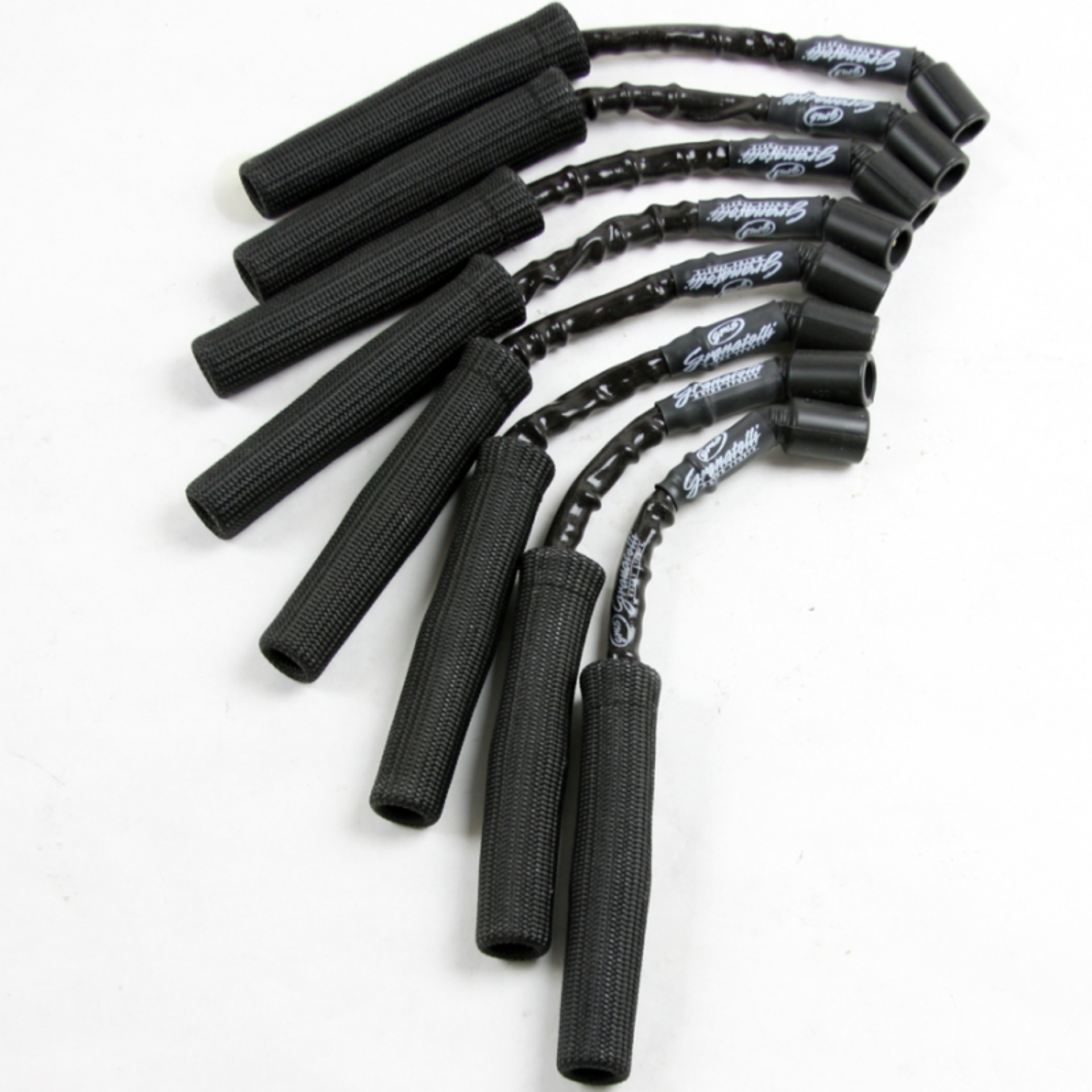 Picture of Granatelli 14-23 GM L83 5-3L-L86 6-2L Hi-Perf Coil-Near-Plug Wire Conn Kit w-Black Jacket-Blk Sleeve