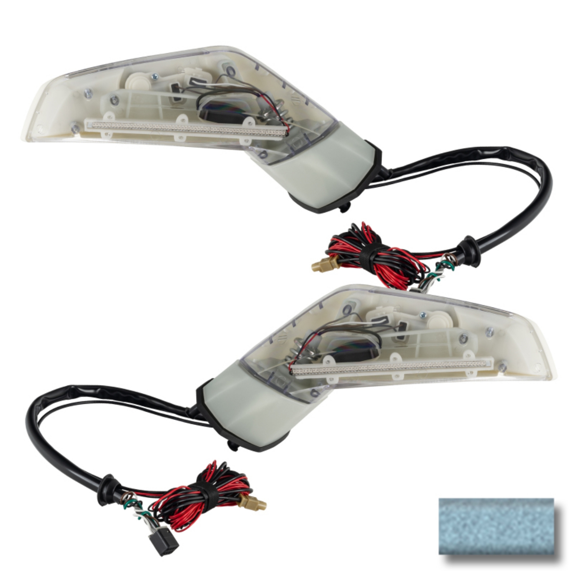 Picture of Oracle 05-13 Chevrolet Corvette C6 Concept Side Mirrors - Space Blue Metallic GLF